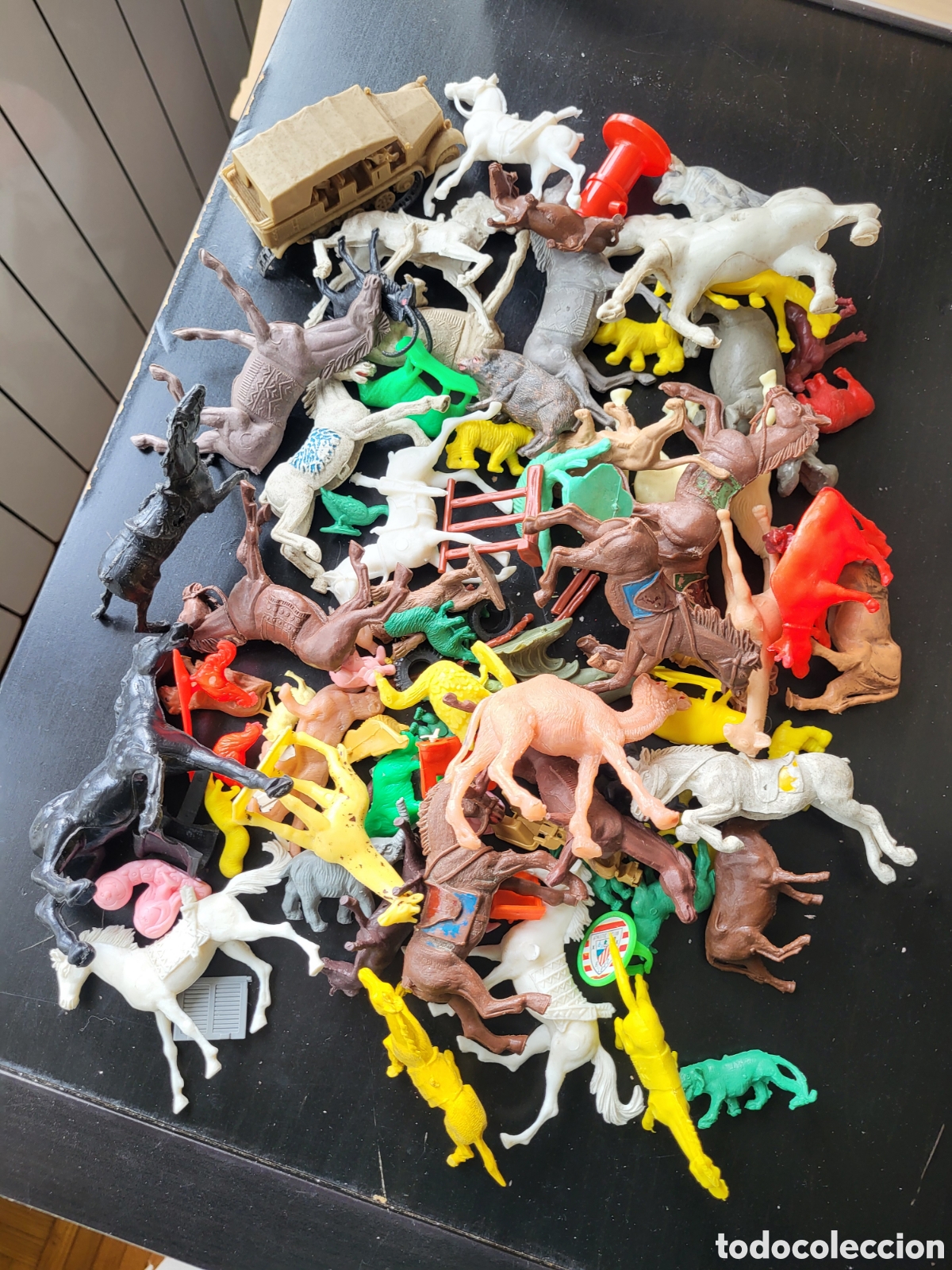 Figuras de Borracha e PVC: LOTE DIVERSO DE ANIMALES ANTIGUOS