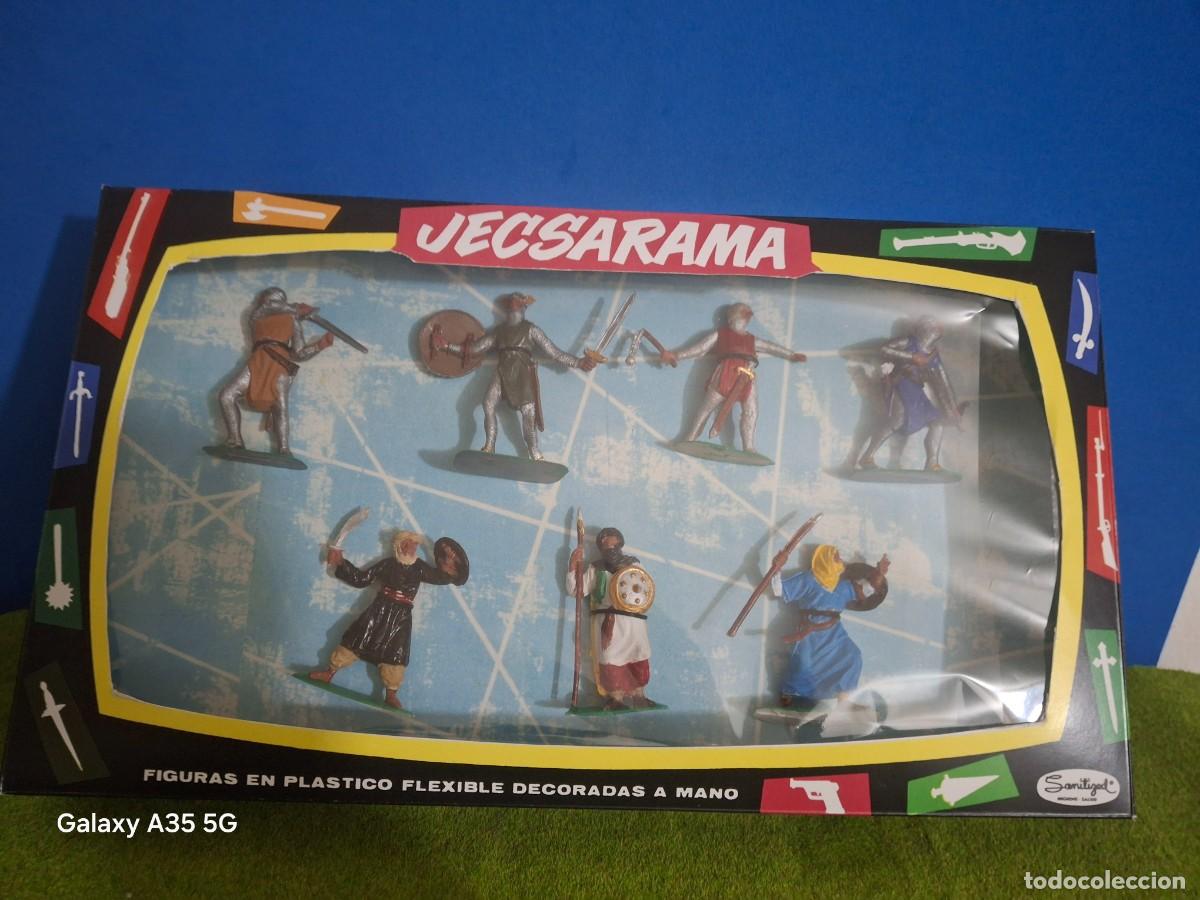 Figuras de Borracha e PVC: SOLDADOS DE PLASTICO CAJA JECSAN DE MEDIEVALES Y ARABES NUEVA