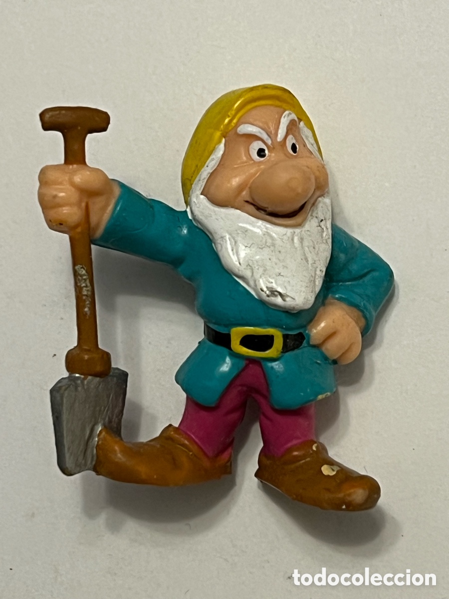 Figuras de Goma y PVC: Gru&ntilde;&oacute;n, personaje de Blancanieves y los 7 enanitos, Walt Disney, fabricada por BULLYLAND