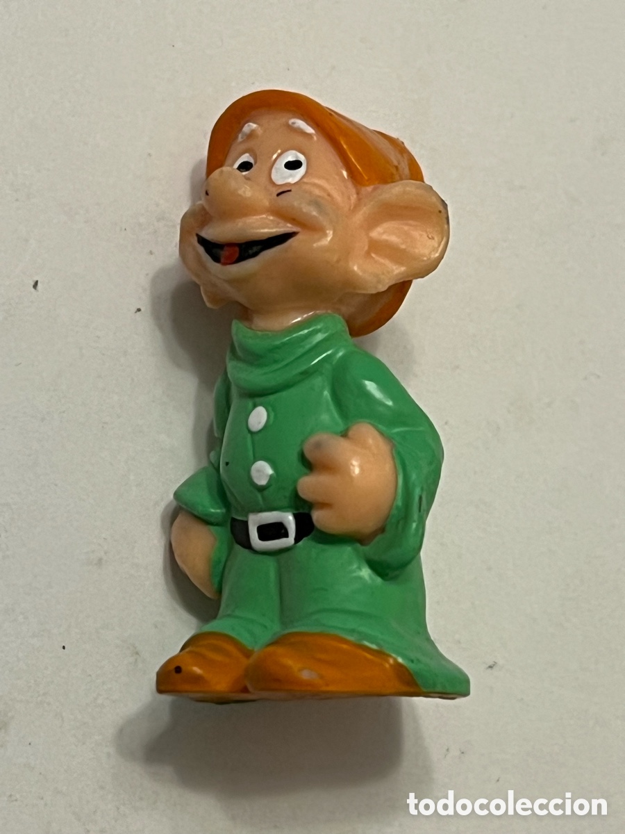 Figuras de Goma y PVC: Mudito, personaje de Blancanieves y los 7 enanitos, Walt Disney, fabricada por BULLYLAND