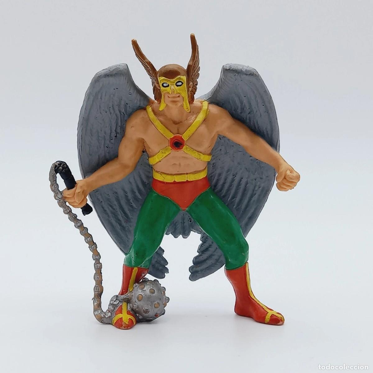 Rubber and PVC Figures: Mu&ntilde;eco PVC Hawkman Hombre Halc&oacute;n 1990 DC Comics Spain ORIGINAL en buen estado