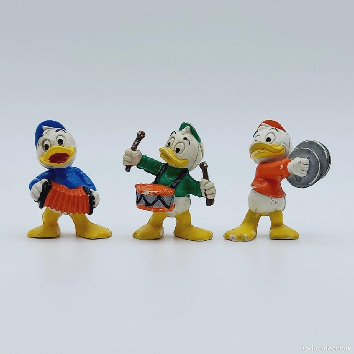 Figuras de Goma y PVC: Lote PVC mu&ntilde;ecos DuckTales Sobrinos Pato Donald COMICS SPAIN from 80s