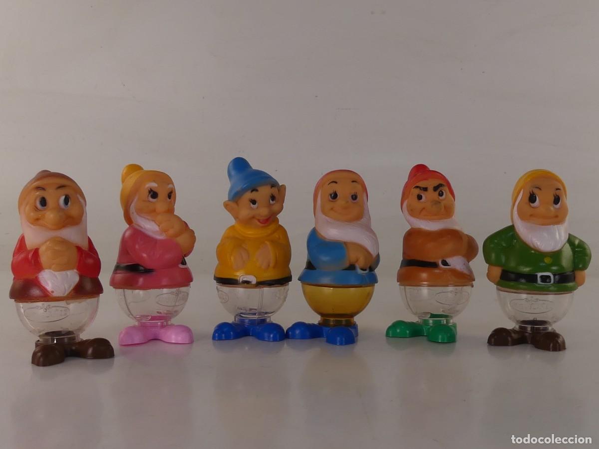 Gummi- und PVC-Figuren: 6 ENANITOS, FIGURAS ENVASES DE CARAMELOS MIGUELA&Ntilde;EZ, A&Ntilde;OS 80,