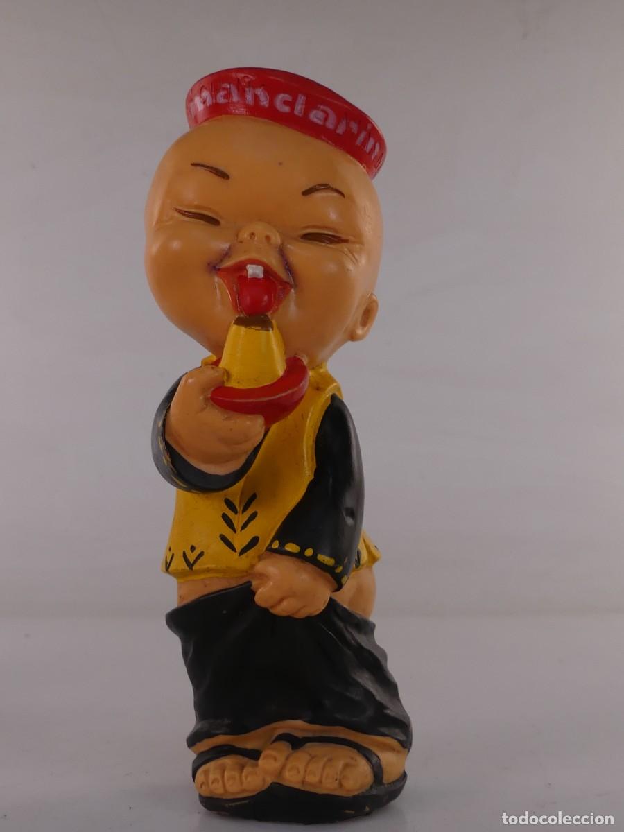 Gummi- und PVC-Figuren: MU&Ntilde;ECO ANTIGUO ORIGINAL DEL FLAN CHINO MANDARIN DE GOMA