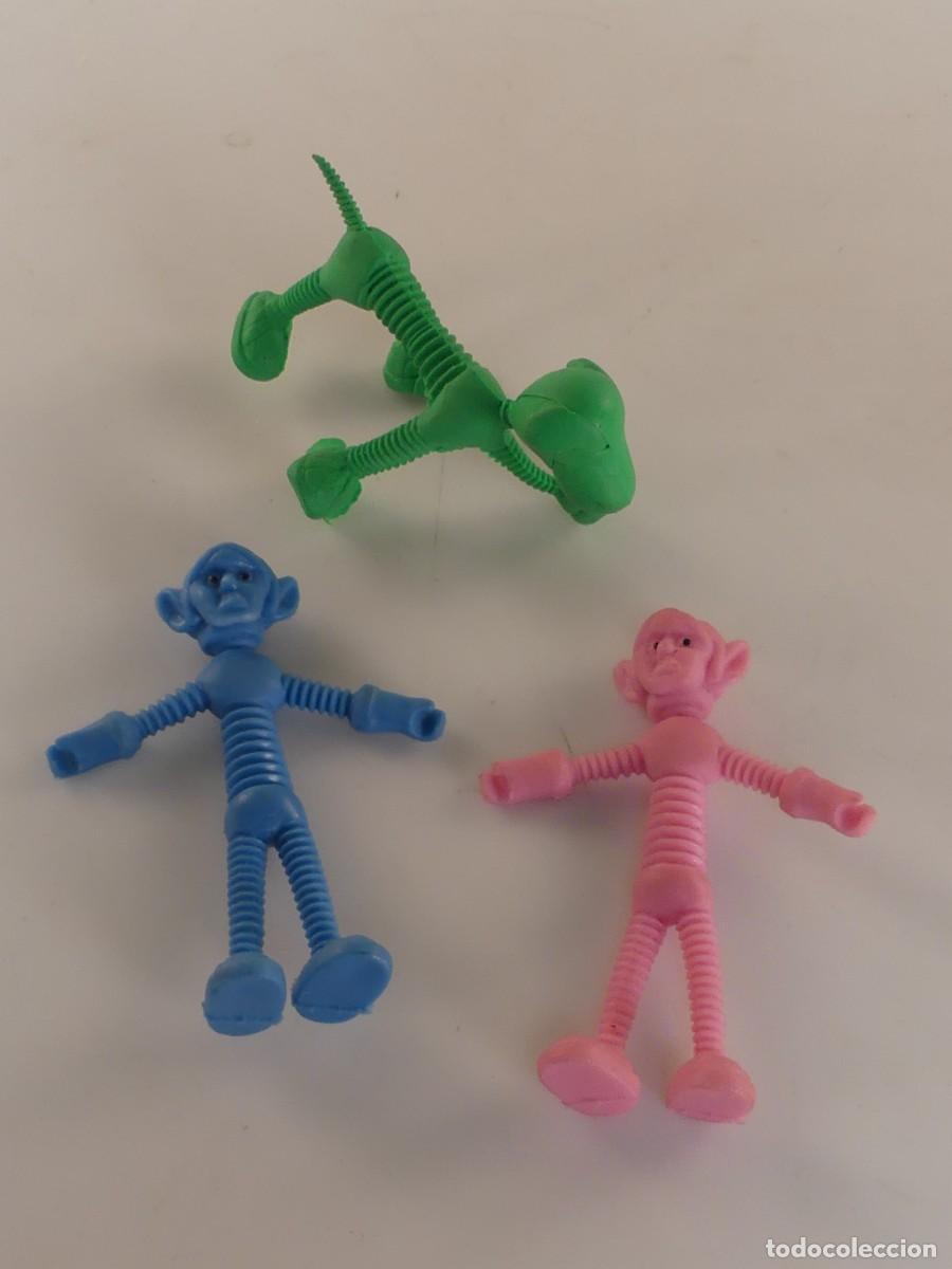 Gummi- und PVC-Figuren: LOTE DE 3 INTERESANTES MU&Ntilde;ECOS DE GOMA