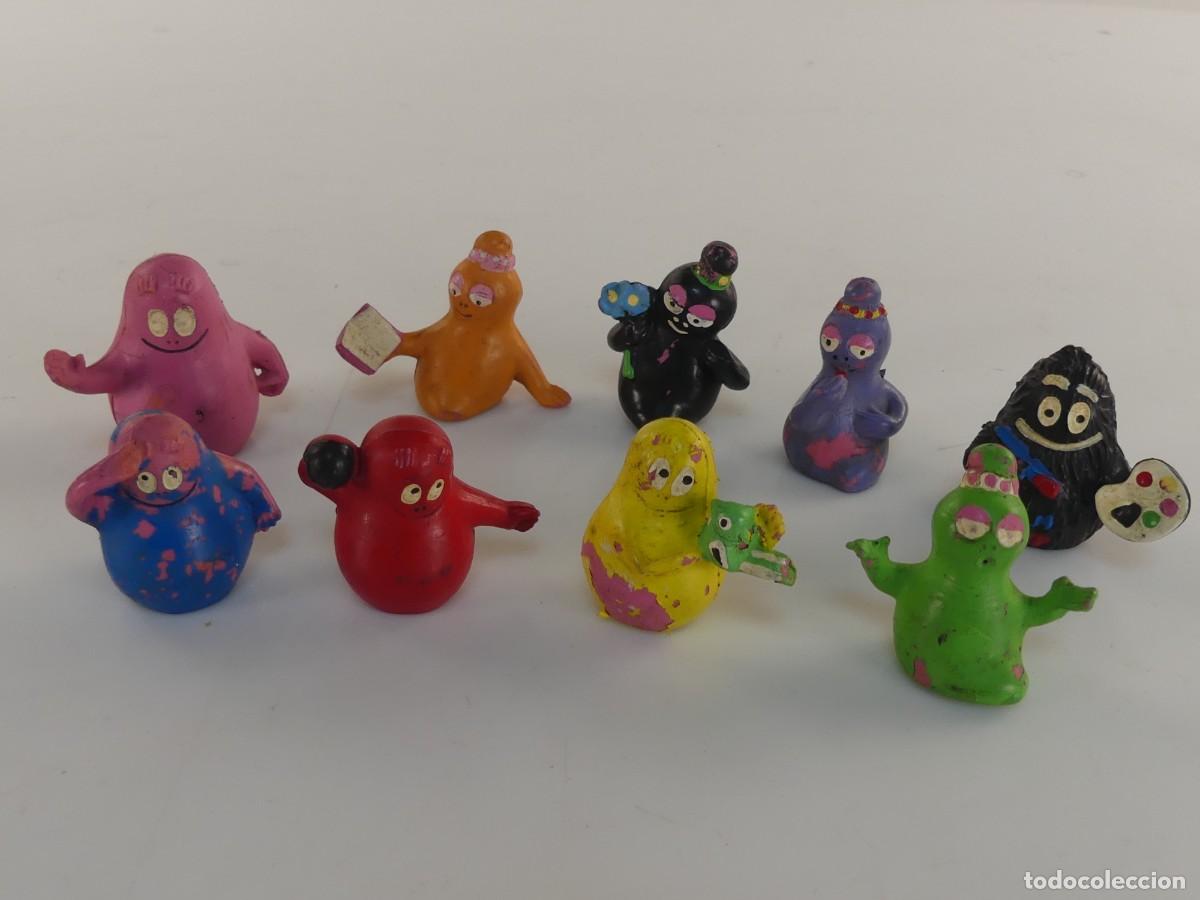 Gummi- und PVC-Figuren: COLECCI&Oacute;N LOTE DE 9 FIGURAS DE FAMILIA BARBAPAPAS