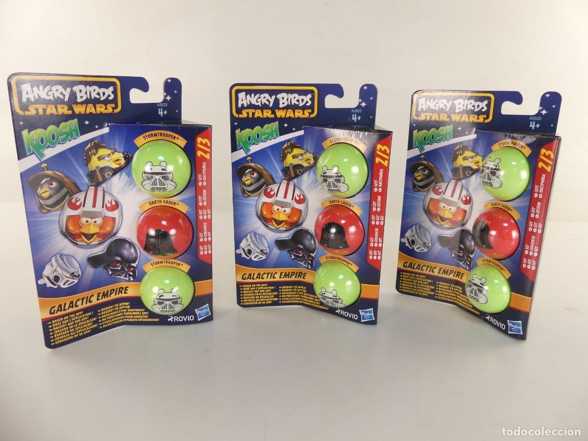 Figuras de Goma y PVC: LOTE DE 3 PAQUETES ENVASES DE ANGRY BIRDS STAR WARS &ndash; GALACTIC EMPIRE