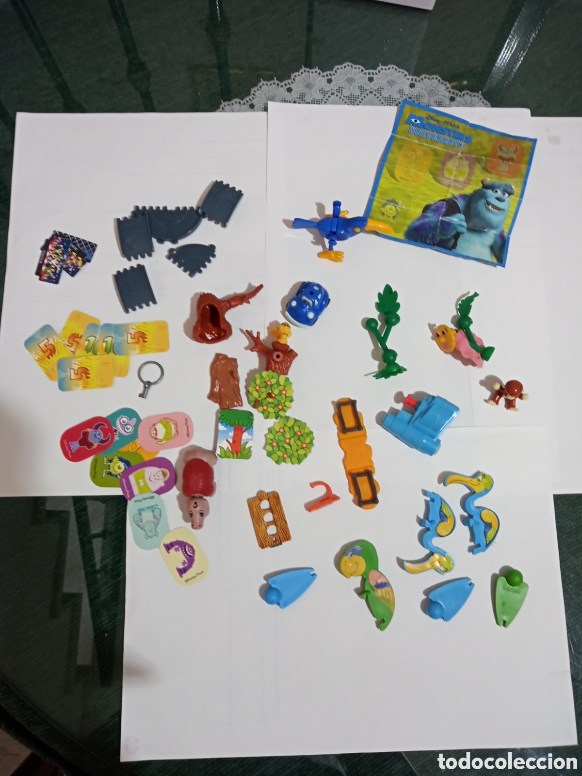 Figuras de Goma Kinder: LOTE DE PIEZAS SUELTAS DE KINDER SORPRESA. USADAS.