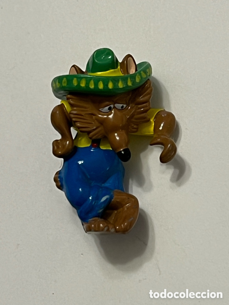 Figuras de Goma Kinder: FIGURITA KINDER DE LA SERIE MOTOCOYOTE. COYOTE