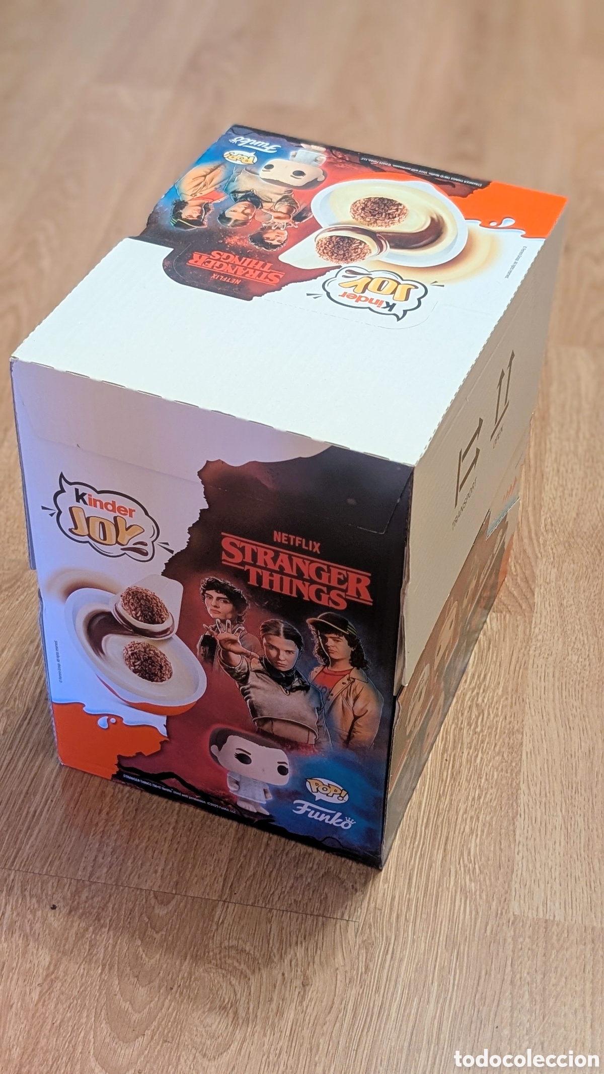 Figuras de Goma Kinder: Caja Huevos Kinder Joy Stranger Things Funko Pop sin abrir