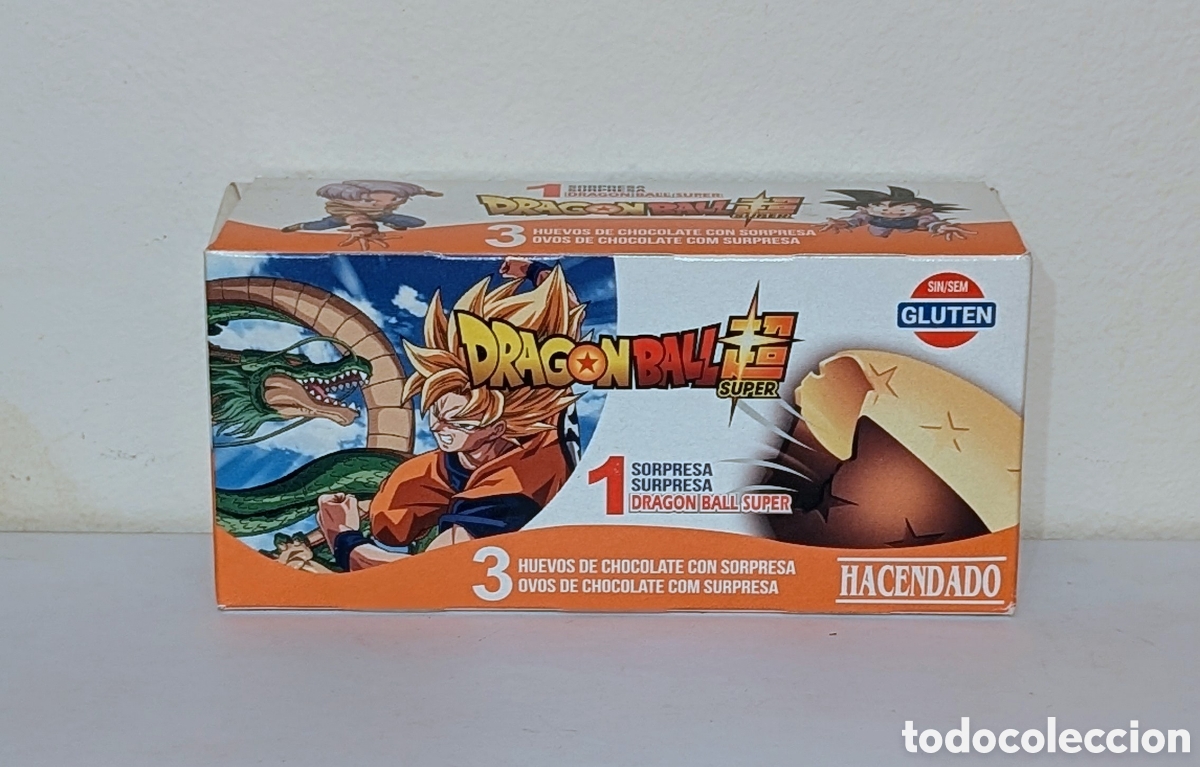Figuras de Goma y PVC: Dragon Ball caja sin abrir huevos sorpresa. Bola de Dragon. Dragon Ball Z. Bola de Drac. No Kinder