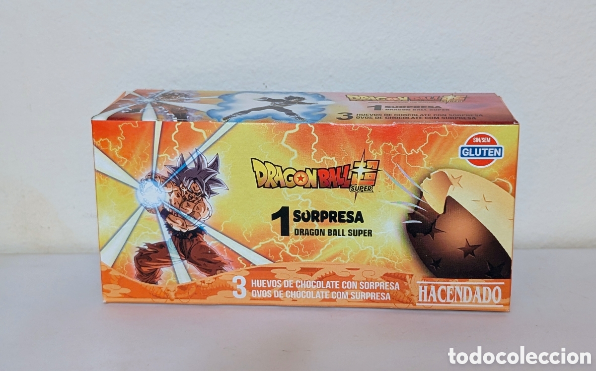 Figuras de Goma y PVC: Dragon Ball caja sin abrir huevos sorpresa. Bola de Dragon. Dragon Ball Z. Bola de Drac. No Kinder