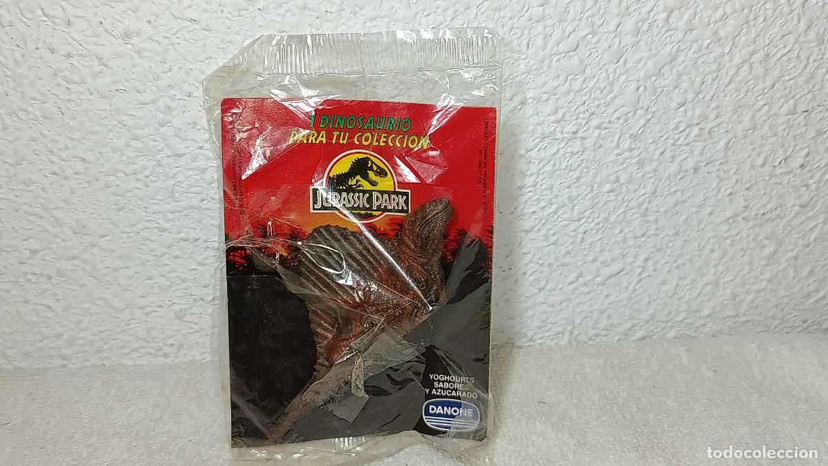 Figuras de Goma y PVC: ANTIGUO BLISTER FIGURA DINOSAURIO DIMETRODON JURASSIC PARK PROMOCIONAL DE DANONE A&Ntilde;OS 90