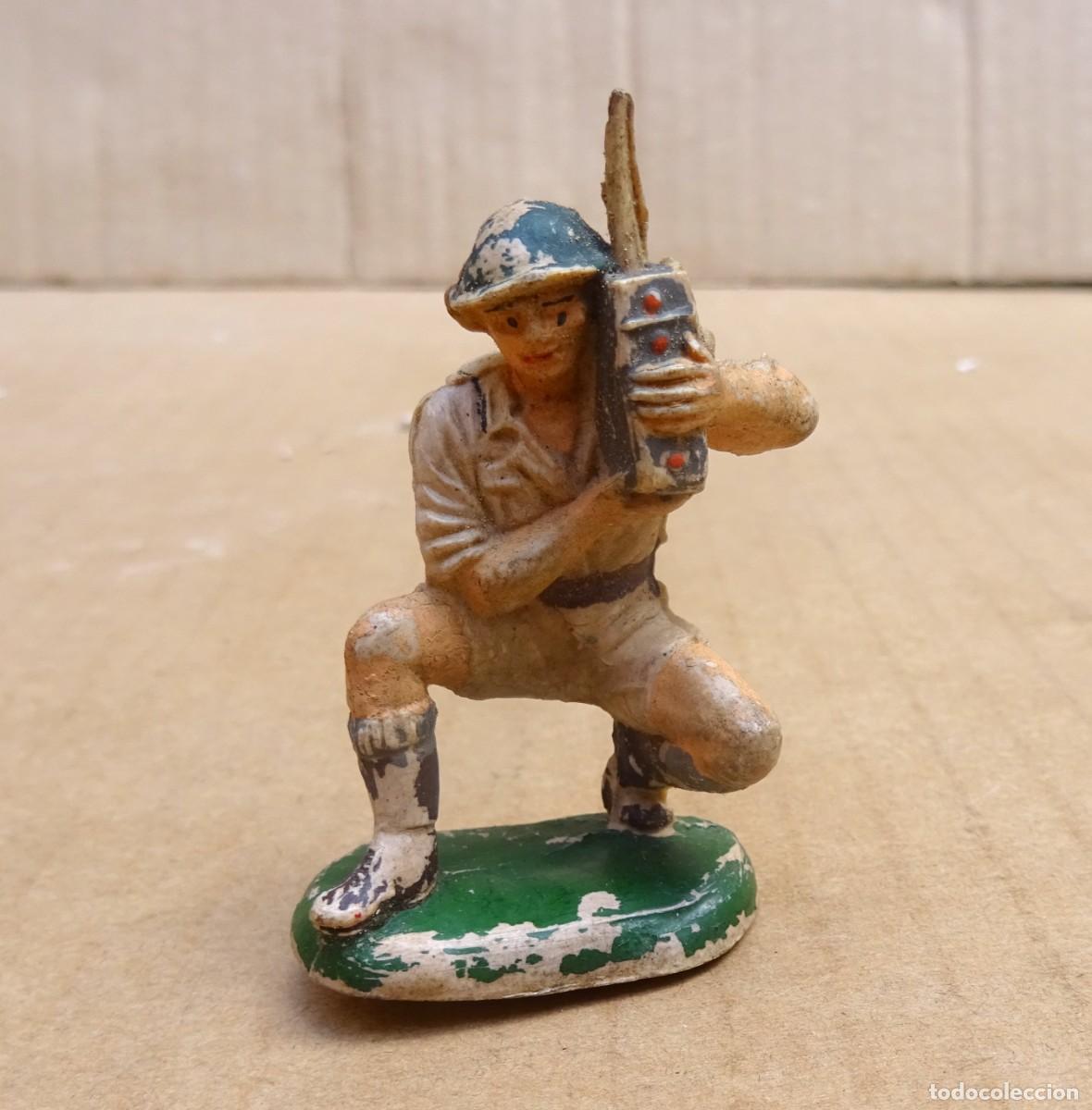 Figuras de Goma y PVC: PECH INGLES 8&ordm; ejercito FIGURA GOMA 3