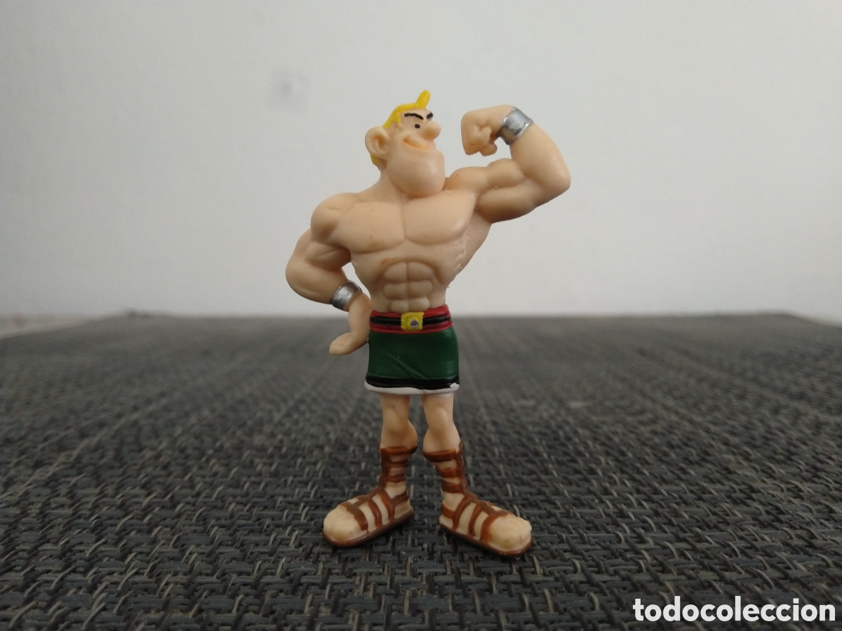 Figuras de Goma y PVC: FIGURA PVC ASTERIX Y OBELIX EN LOS JUEGOS OLIMPICOS 5-6 CM UDERZO GOSCINNY CORNEDURUS ROMANO
