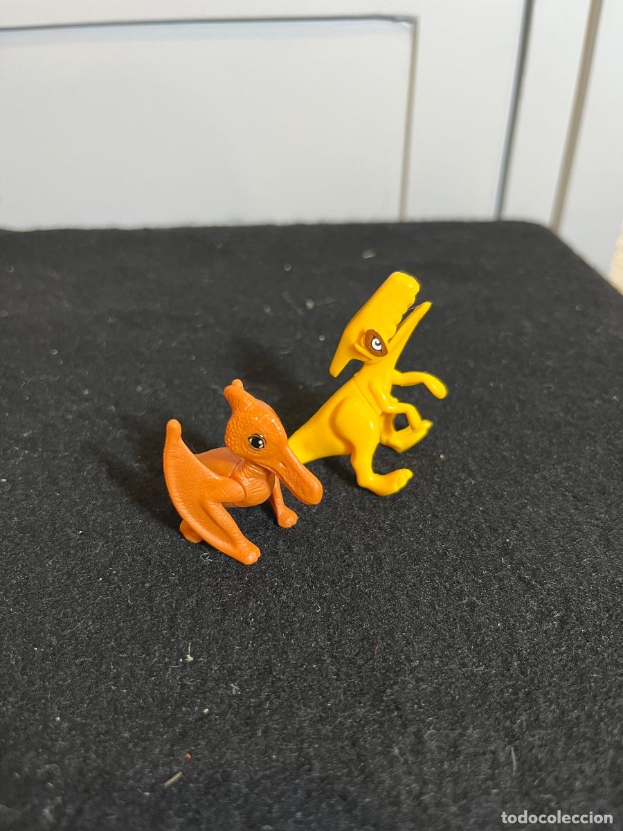 Figuras de Goma Kinder: Kinder Jurassic World dinosaurios Natoons figuras Kinder Sorpresa pterod&aacute;ctilo lote colecci&oacute;n