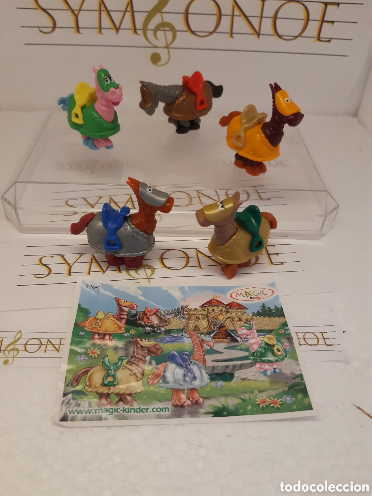 Figuras de Goma Kinder: Serie completa caballos caballero kinder Sorpresa con BPZ