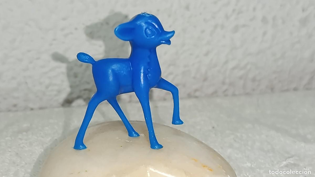 Figuras de Goma y PVC: DUNKIN : ANTIGUA FIGURA DE PLASTICO DE BAMBI PROMOCION LA CAJA MAGICA DE DANONE A&Ntilde;OS 80