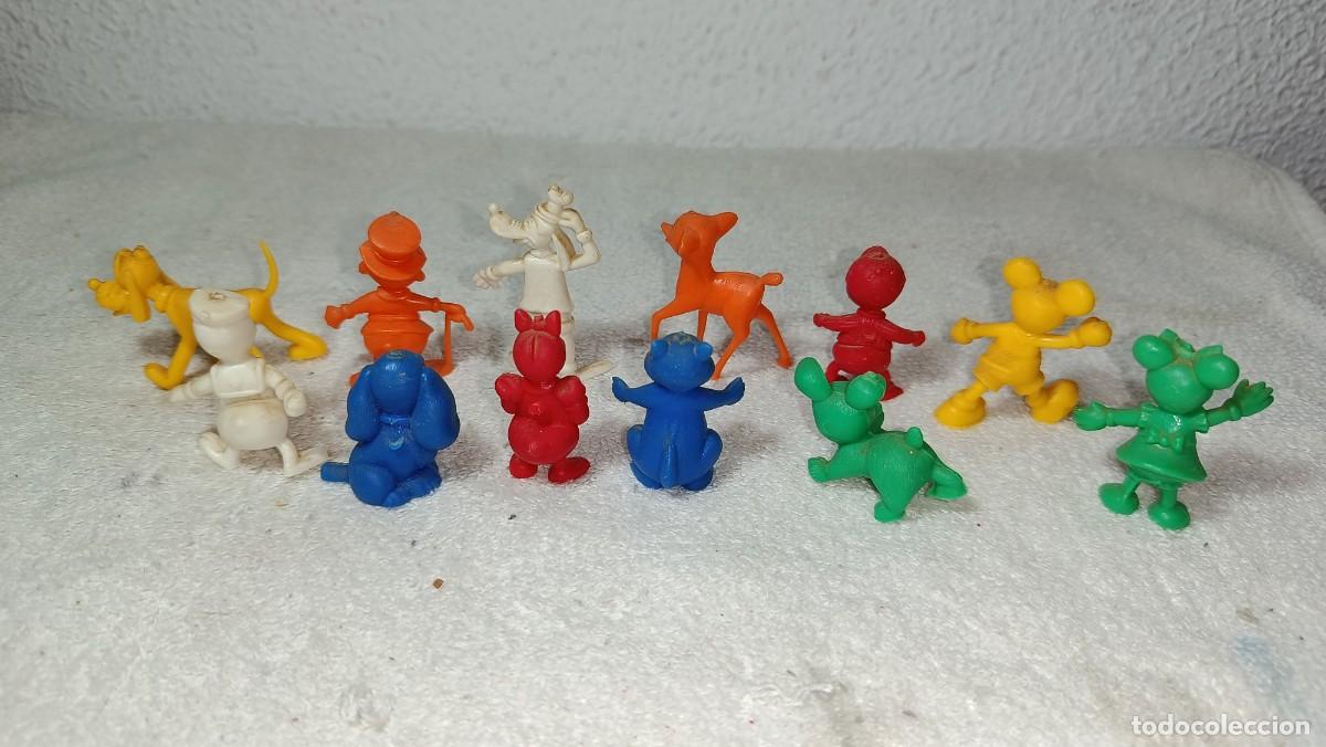 Figuras de Goma y PVC: DUNKIN : ANTIGUAS 12 FIGURAS DE PLASTICO PROMOCION LA CAJA MAGICA DE DANONE COMPLETA A&Ntilde;OS 70 - 80