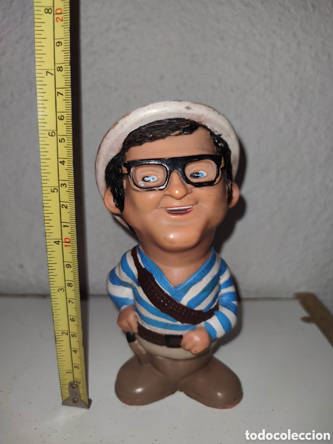 Figuras de Goma y PVC: Figura de plastico mu&ntilde;eco - Capitan Tan - Felix Casas - Los Chiripitiflauticos - A&ntilde;os 60, 1966