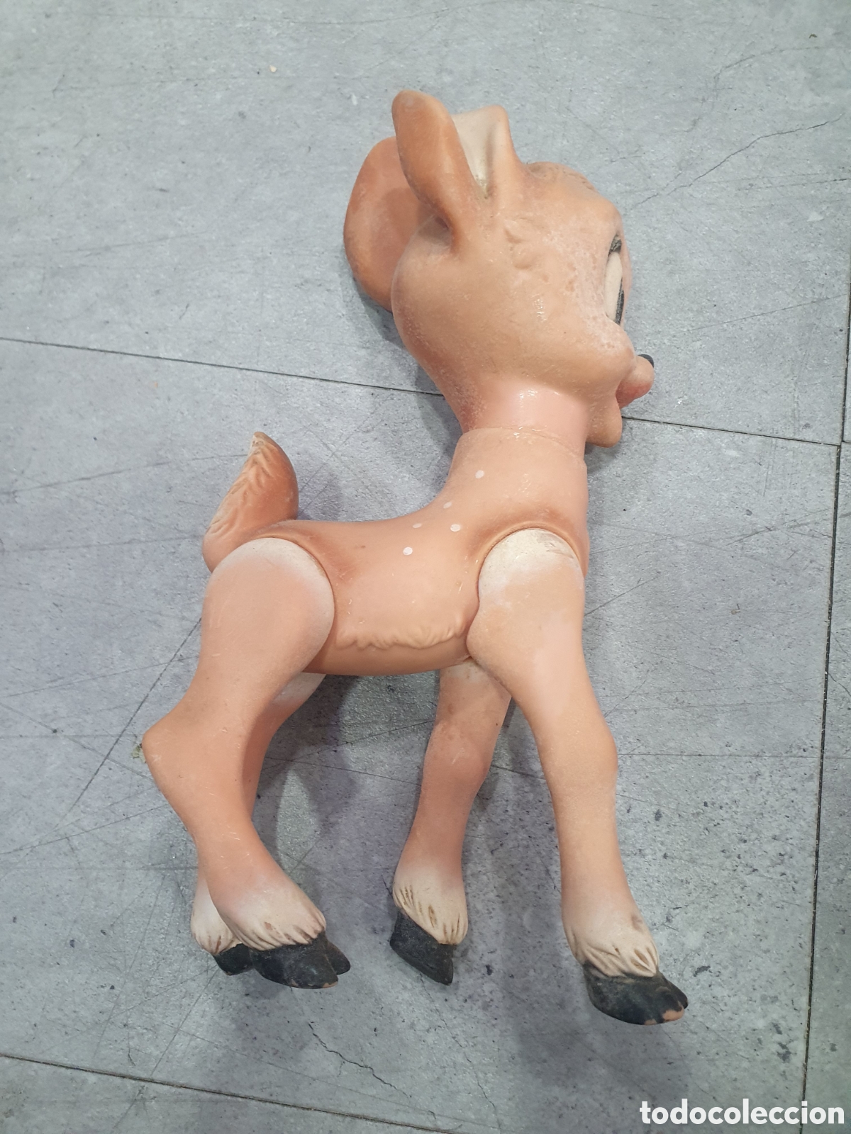 Figuras de Borracha e PVC: Figura Bambi de goma a&ntilde;os 70. (L132)