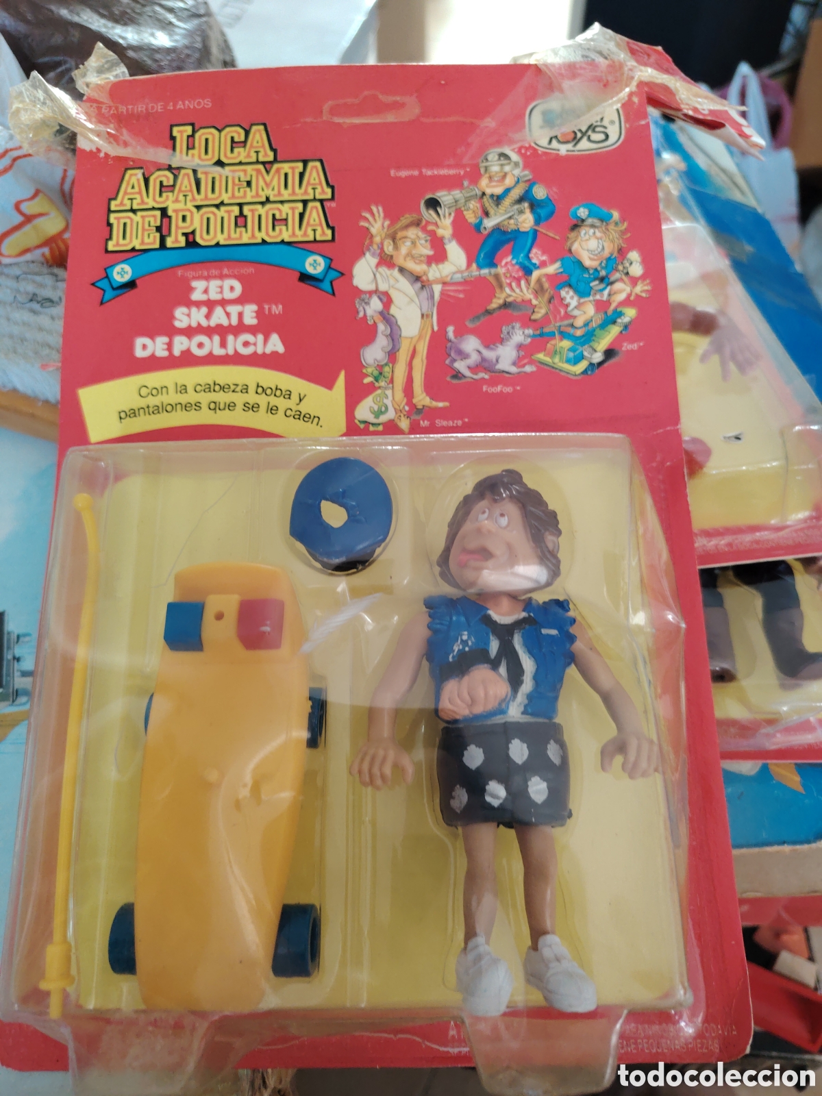 Figuras de Goma y PVC: Figura loca academia policia