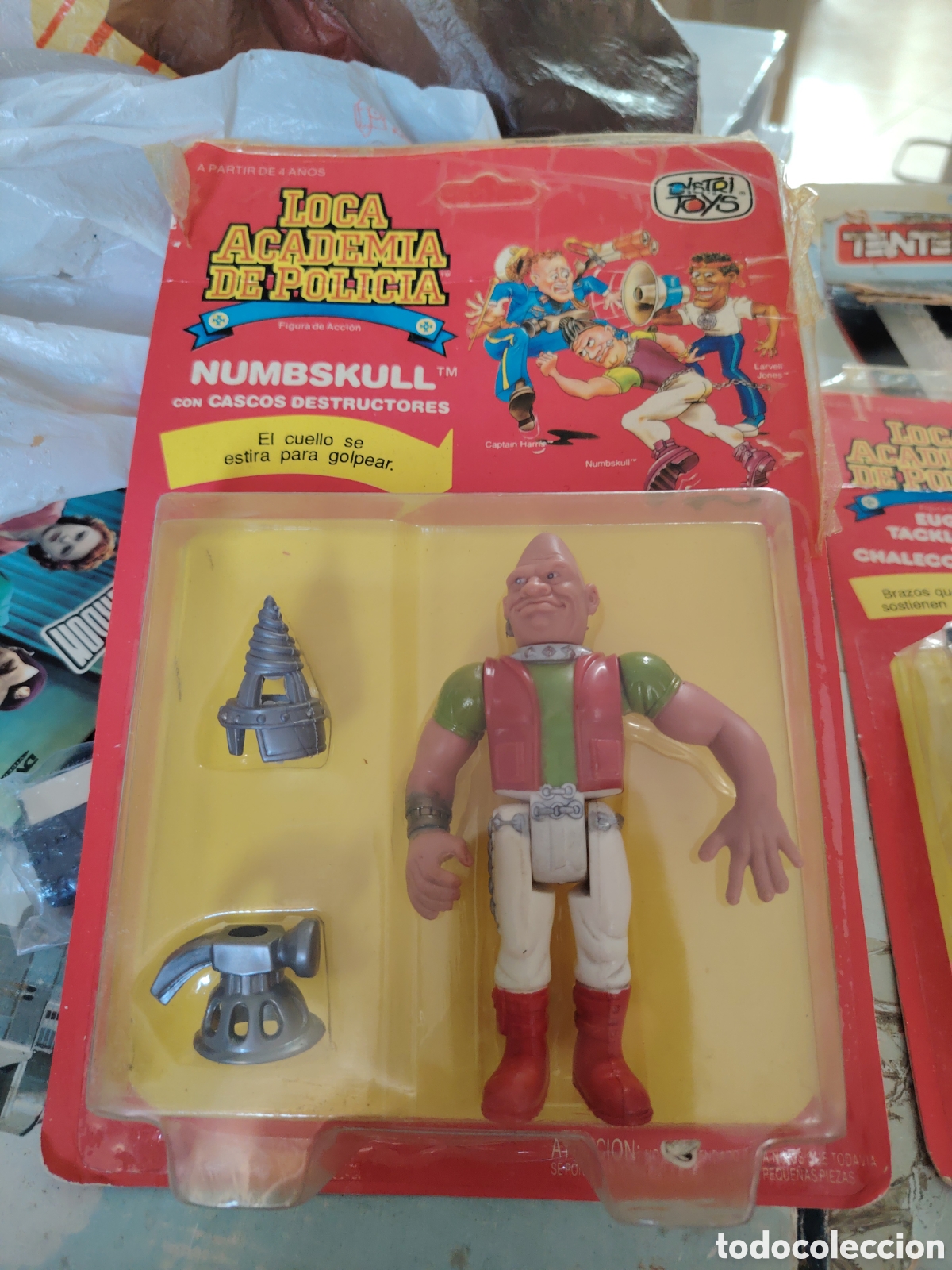 Figuras de Goma y PVC: Figura loca academia policia