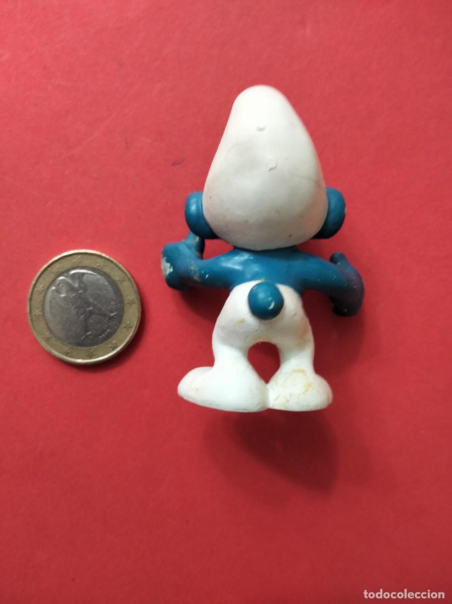 Figuras de goma y PVC: Pitufo contento PEYO - Foto 2