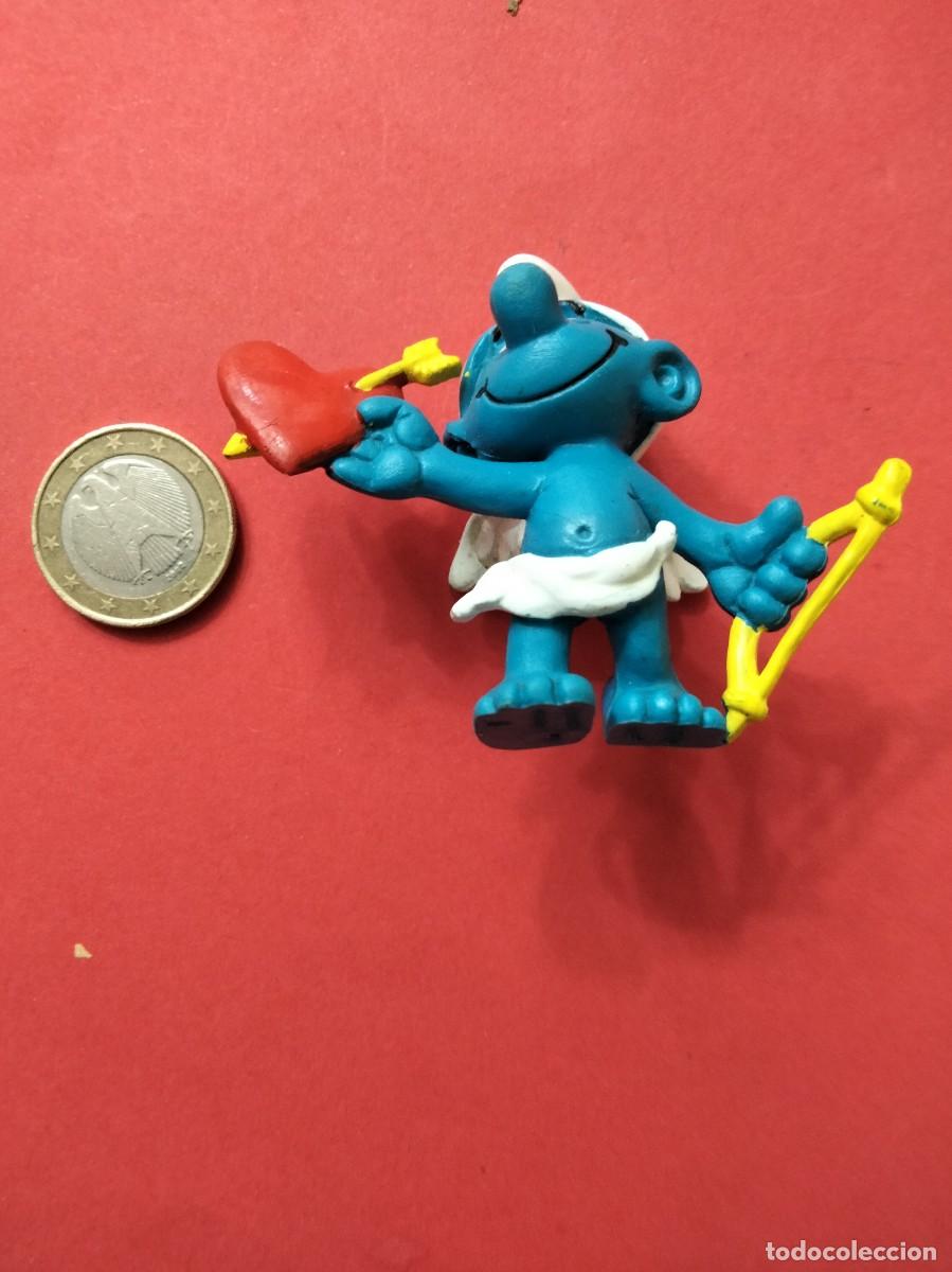 Figuras de Goma y PVC: Pitufo PVC Cupido PEYO 1981