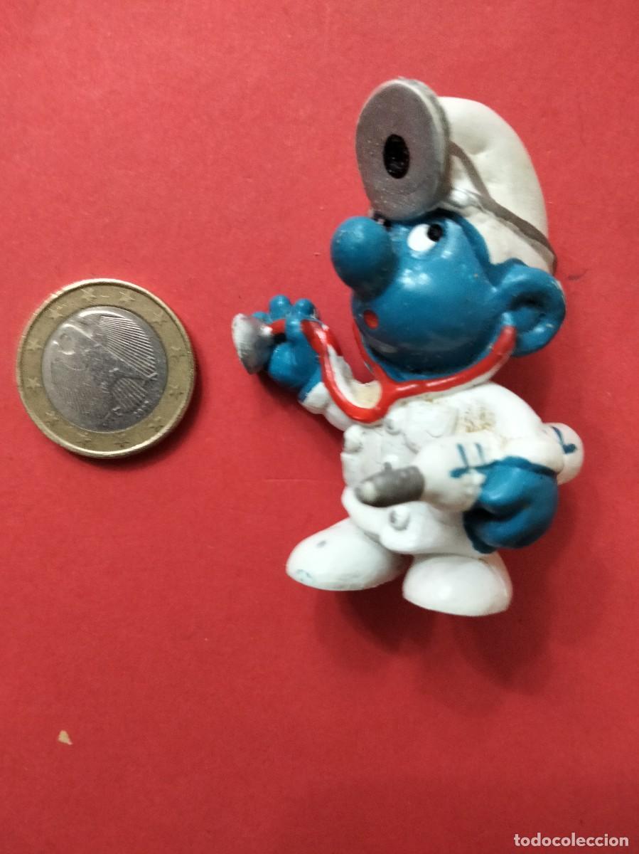 Figuras de Goma y PVC: Pitufo PVC Doctor PEYO 1978