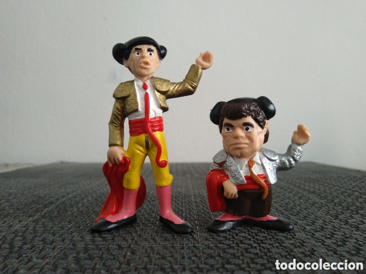 Figuras de Goma y PVC: FIGURAS PVC DUO SACAPUNTAS PROGRAMA DE TV TELEVISION UN DOS TRES 22 PULGA LINTERNA