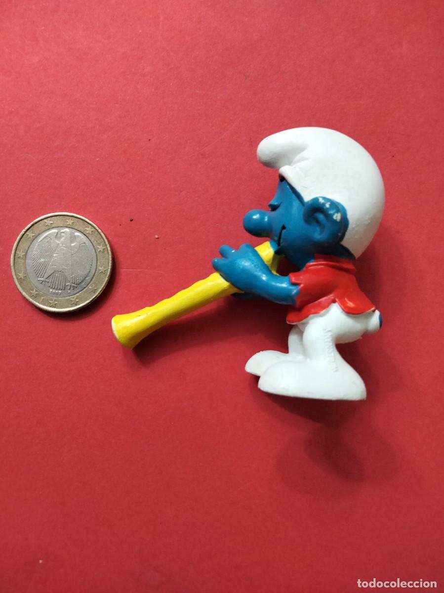Figuras de Goma y PVC: Pitufina PVC Flautista PEYO