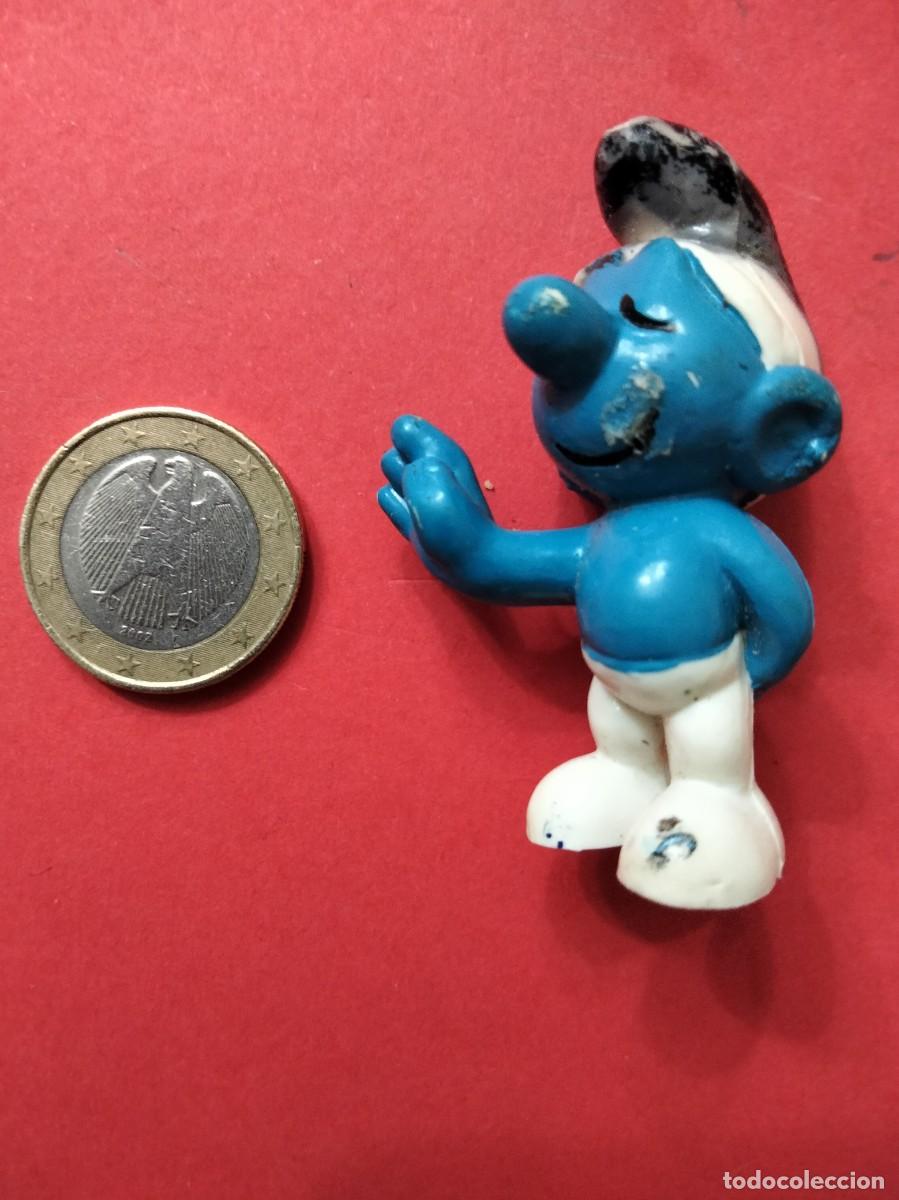Figuras de Goma y PVC: Pitufina PVC Saludando PEYO