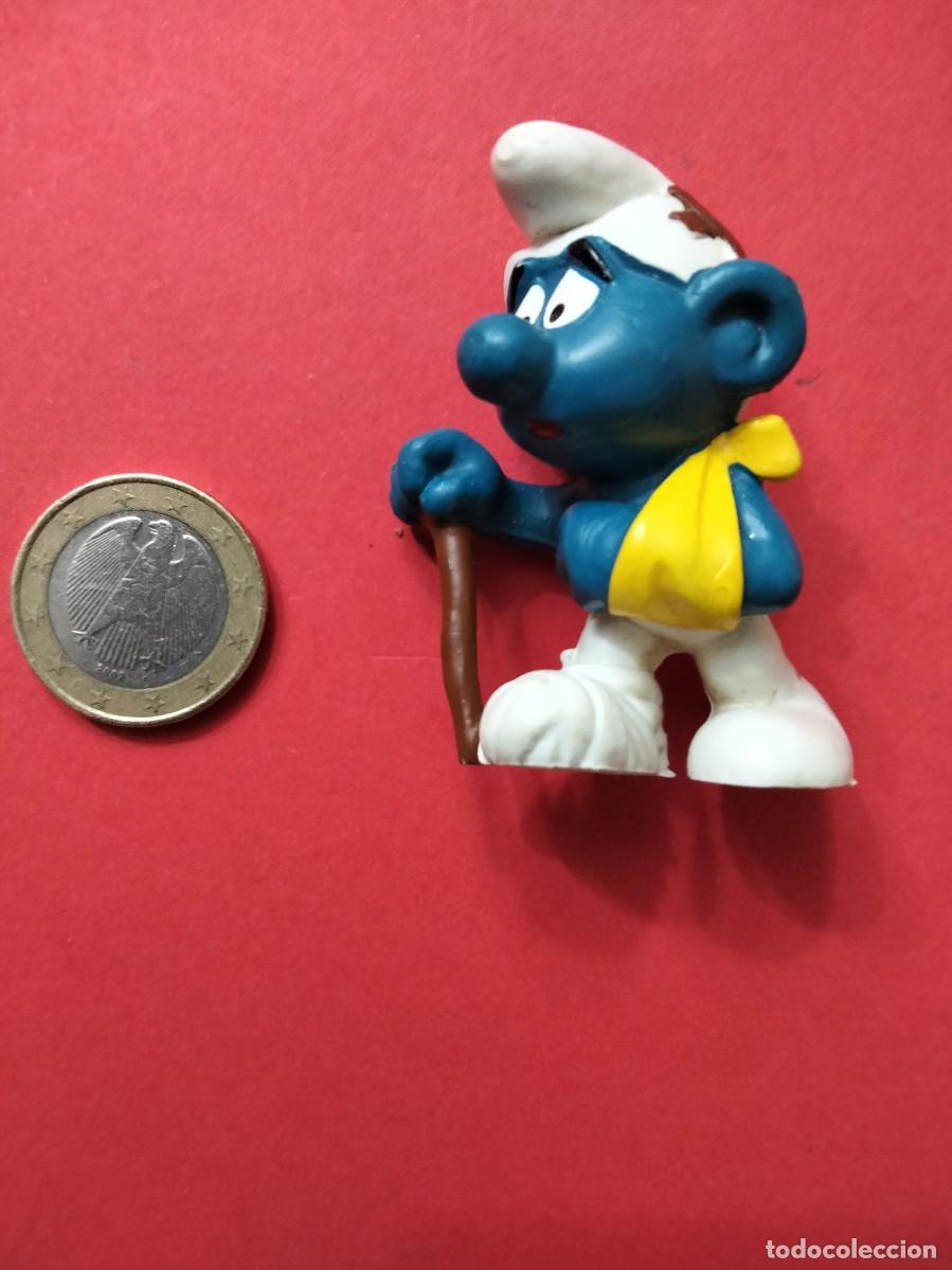 Figuras de Goma y PVC: Pitufina PVC Herido PEYO