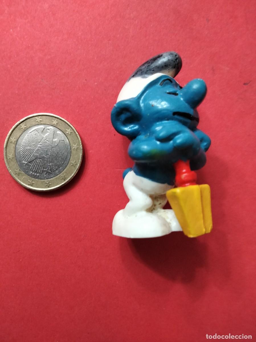 Figuras de goma y PVC: Pitufo PVC con Pala PEYO - Foto 2