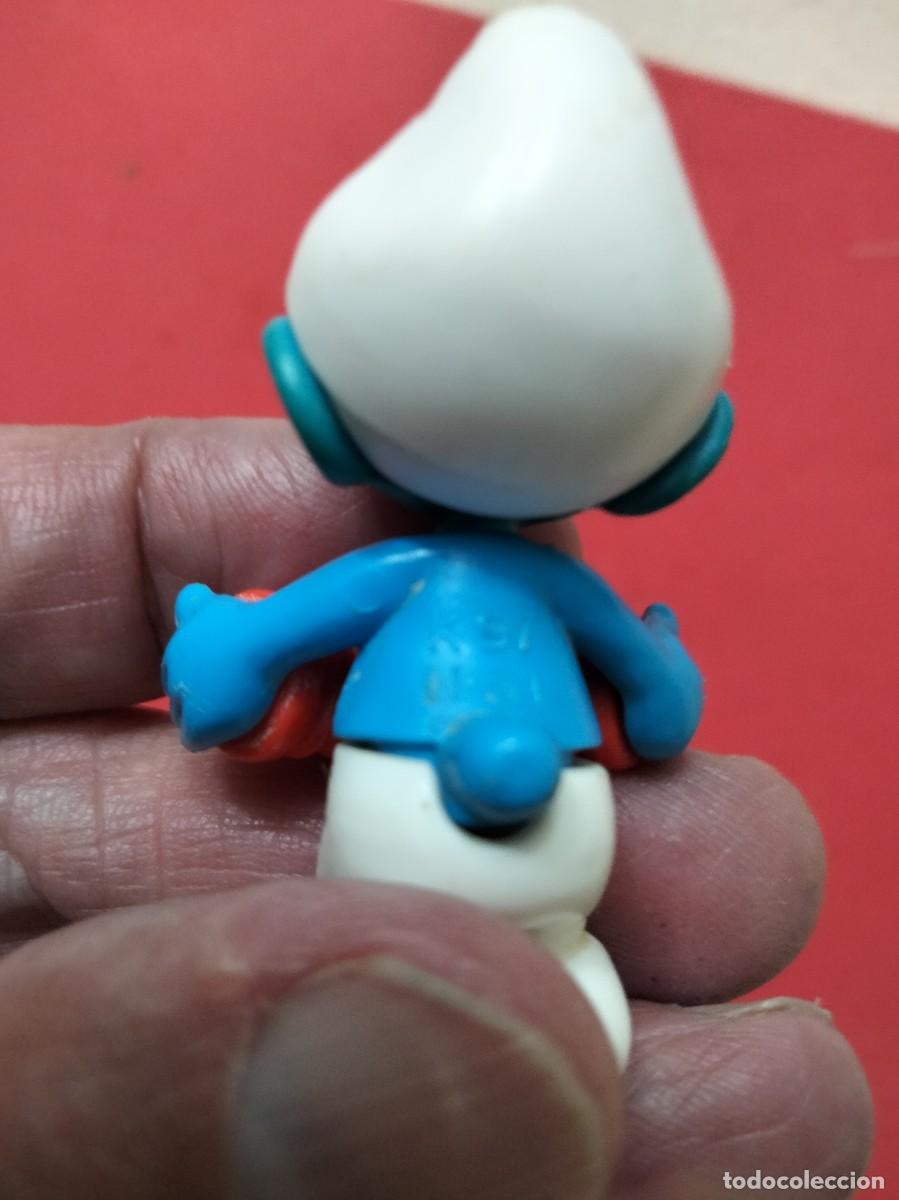 Figuras de goma y PVC: Pitufo PVC Tocando el Acorde&oacute;n PEYO - Foto 4