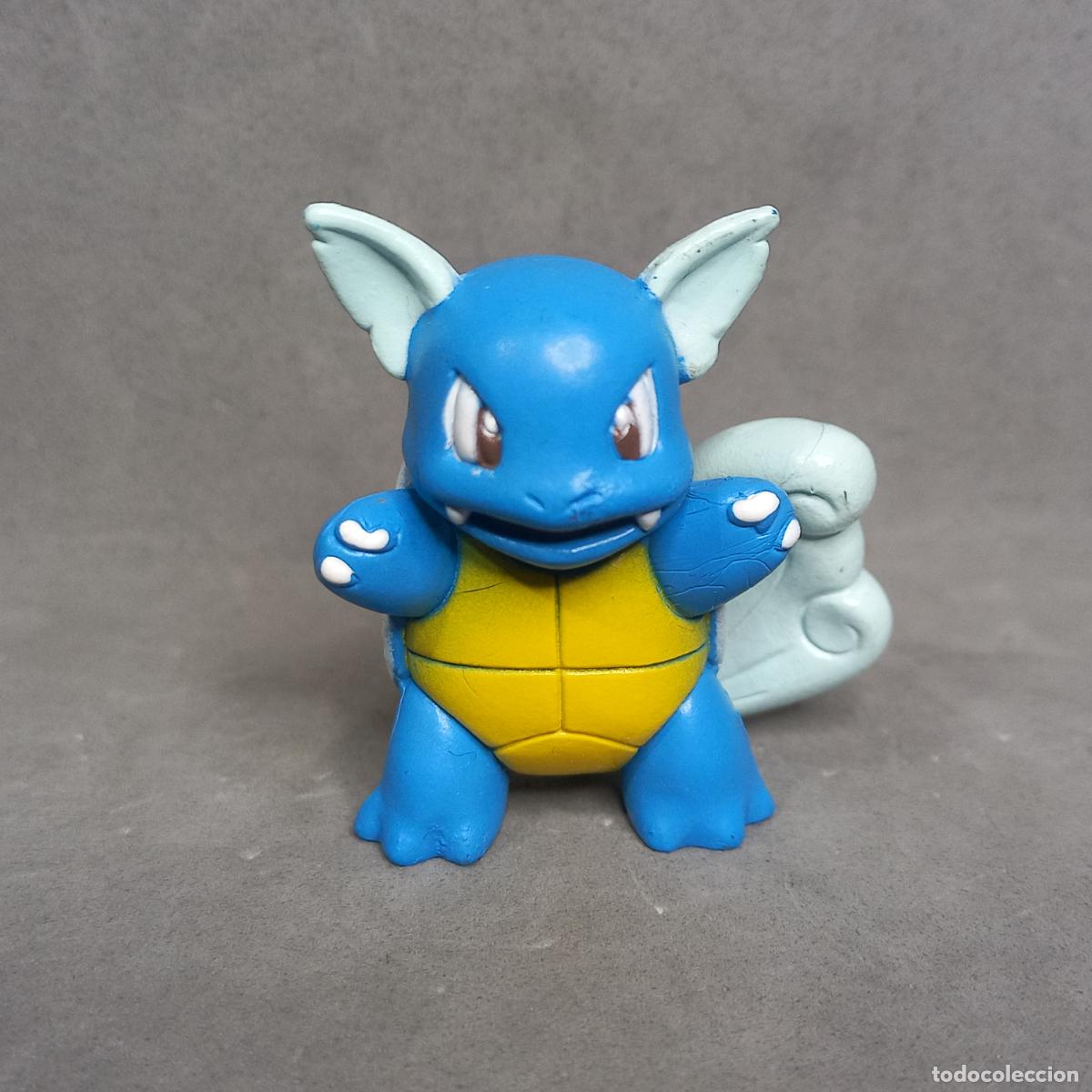Gummi- und PVC-Figuren: Wartortle (tipo Agua) 1a generaci&oacute;n evoluci&oacute;n d Squirtle, Pok&eacute;mon inicial de Kanto. Takara Tomy 1997