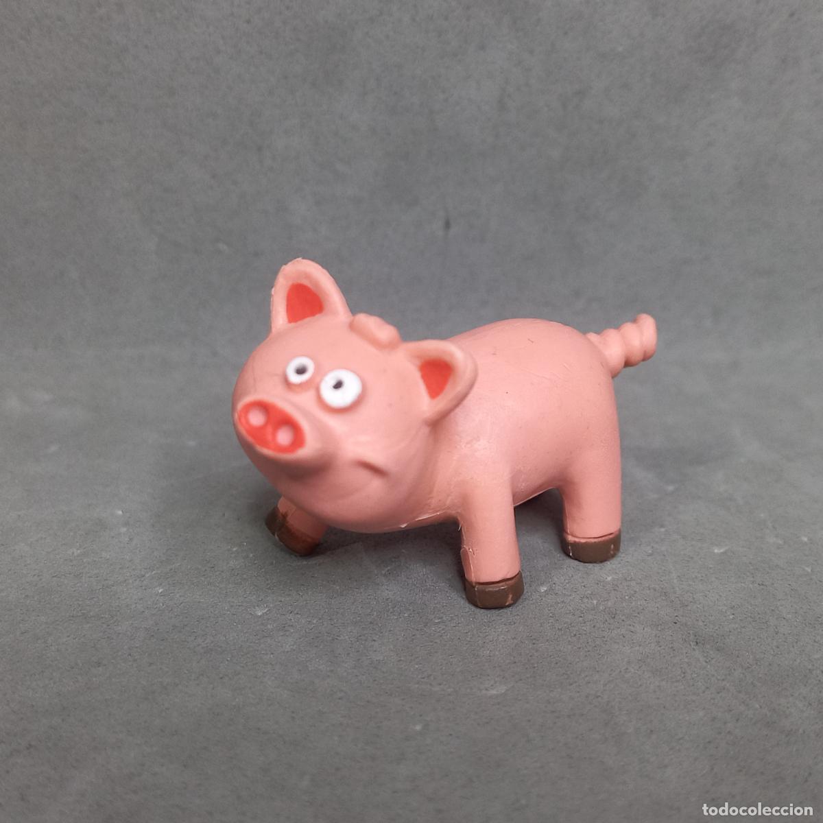 Figuras de Goma y PVC: Cerdo de los Simpson. Sin marca de fabricante.