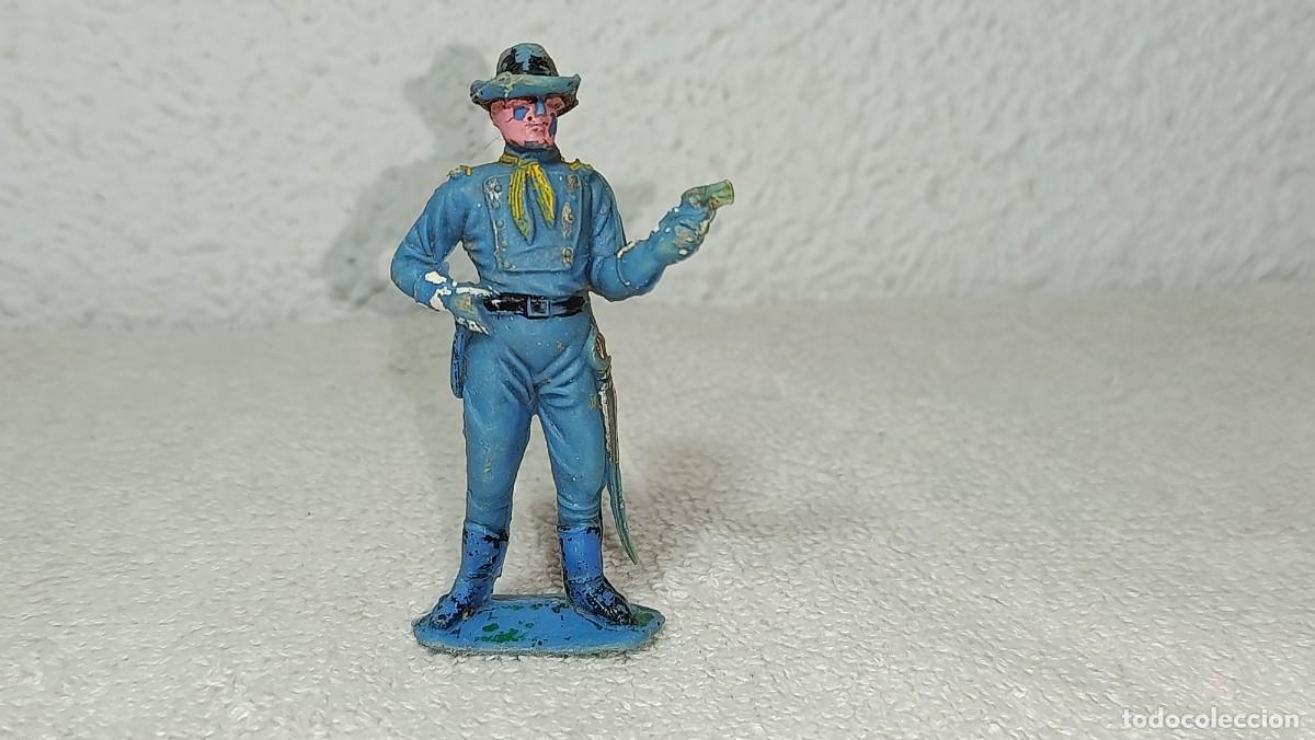Figuras de Goma y PVC: JECSAN : ANTIGUA FIGURA DEL TENIENTE RIP MASTERS SERIE RIN TIN TIN A&Ntilde;OS 60