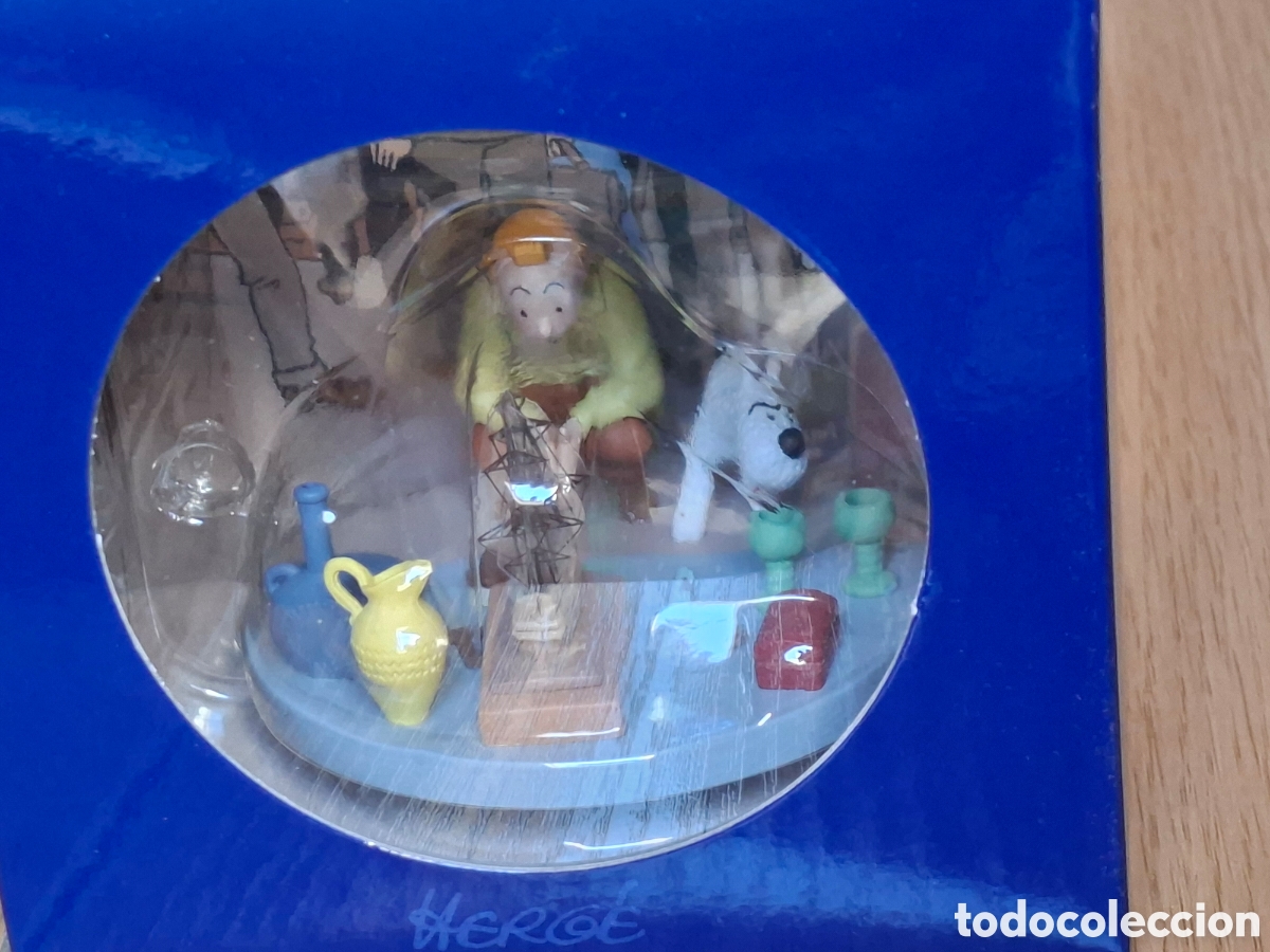 Figuras de Borracha e PVC: FIGURA de TINTIN, EN EL MERCADO DE PULGAS