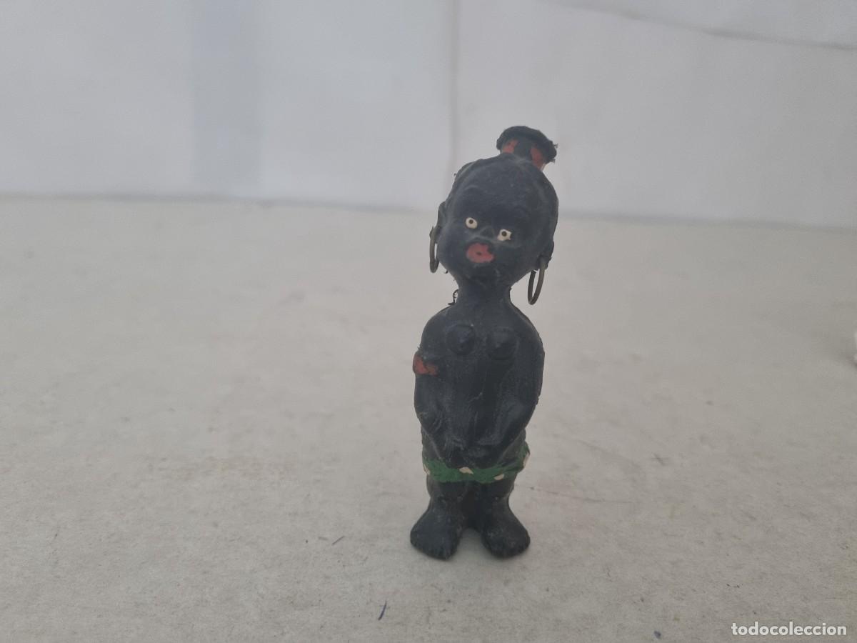 Figuras de Borracha e PVC: Figura figura mujer Zulu de pl&aacute;stico o goma a&ntilde;os 60 o 70