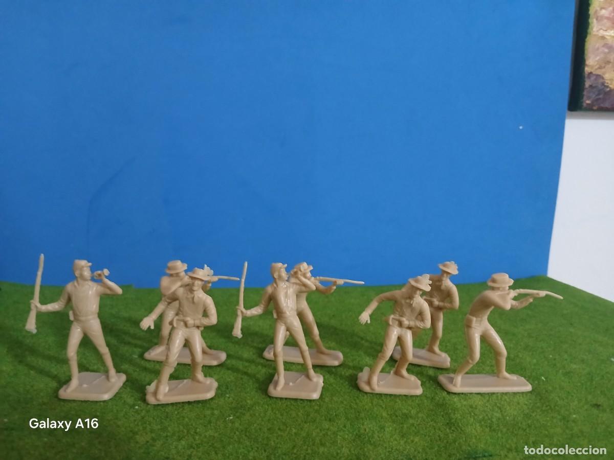 Figuras de Borracha e PVC: SOLDADOS DE PLASTICO FEDERALES DUNLOP MONOCOLOR