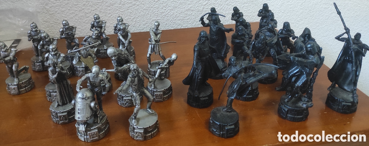 Figuras de Goma y PVC: Lote de Figuras Ajedrez Star Wars