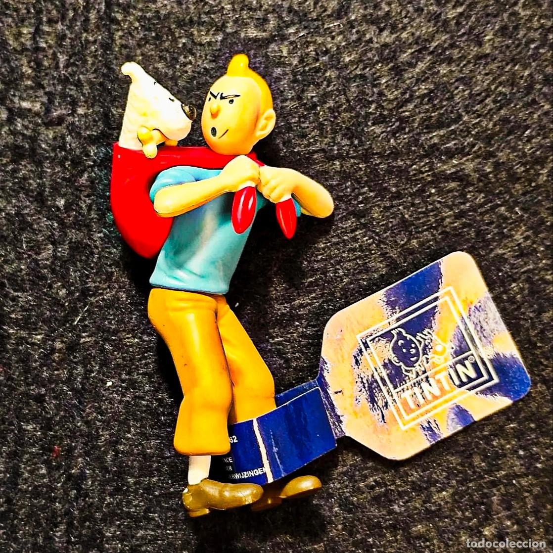 Gummi- und PVC-Figuren: TINTIN COLECCION MOULINSART TINTIN EN EL TEMPLO DEL SOL. MED. X CMS