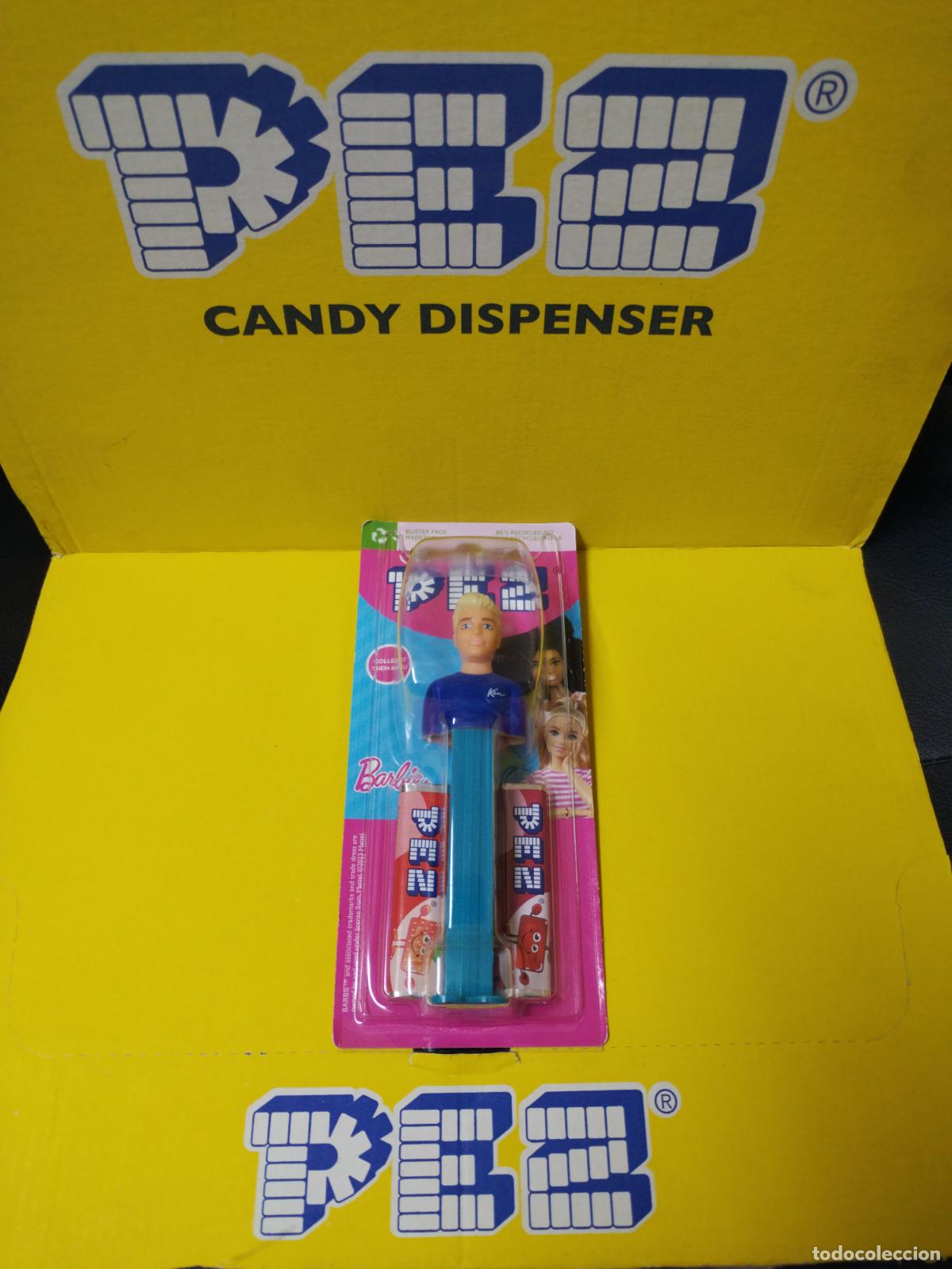 Figuras de Goma y PVC Dispensador PEZ: DISPENSADOR DE CARAMELOS PEZ (NUEVO EN BLISTER) BARBIE KEM