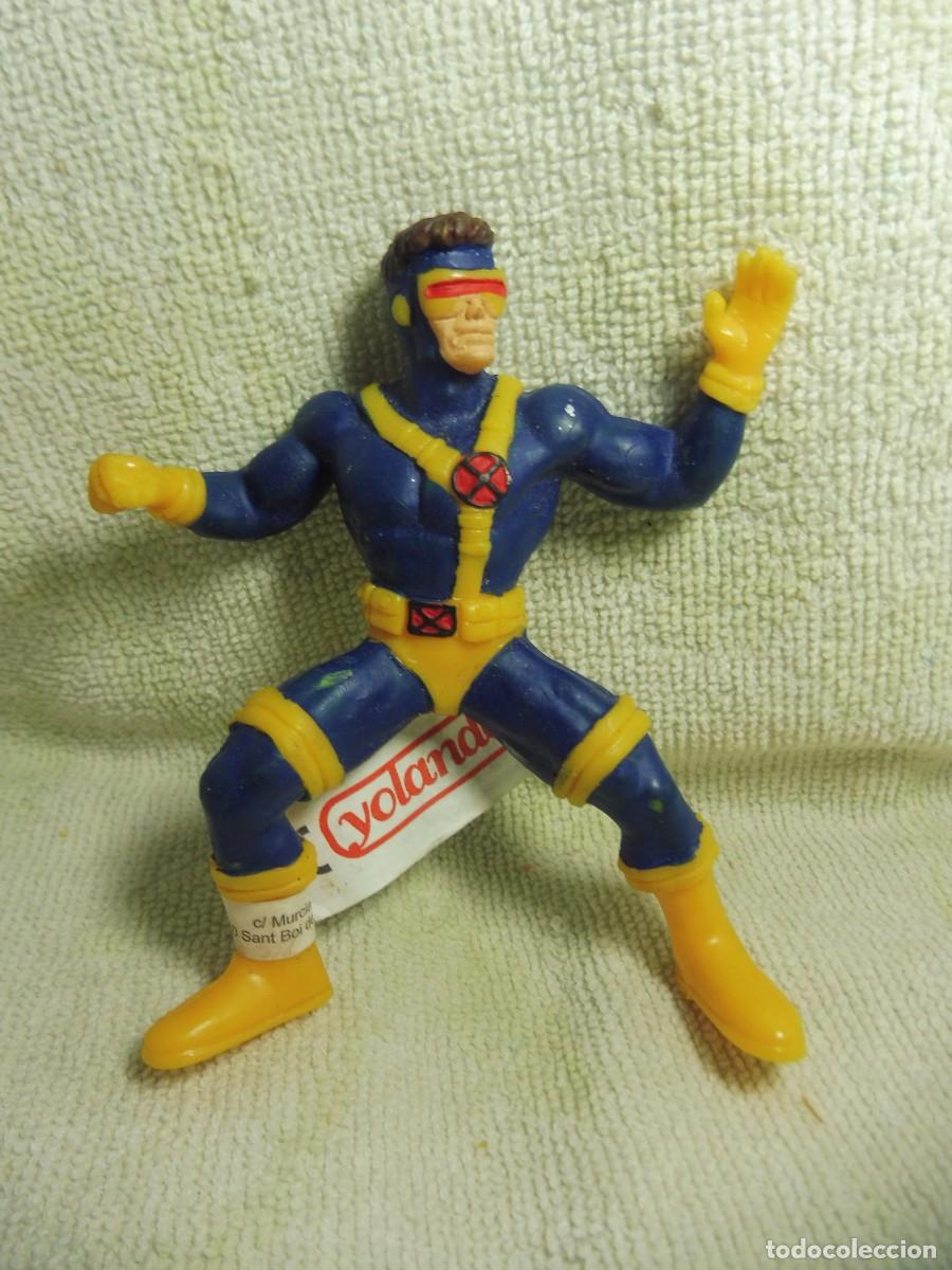 Figuras de Borracha e PVC: Figura pvc goma C&iacute;clope X Men con etiqueta, Marvel 1996 Yolanda (Y96020)