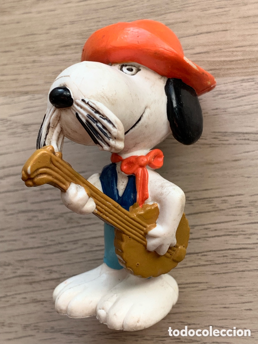 Figuras de Goma y PVC: &bull;Figura PVC SNOOPY Banjo Country 1958 66* Hong Kong