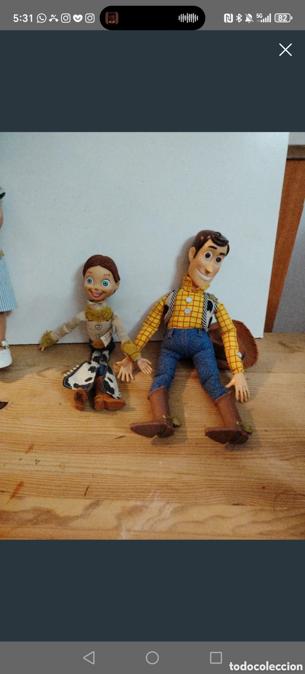 Figuras de Goma y PVC: Woody y Jessie de toy story