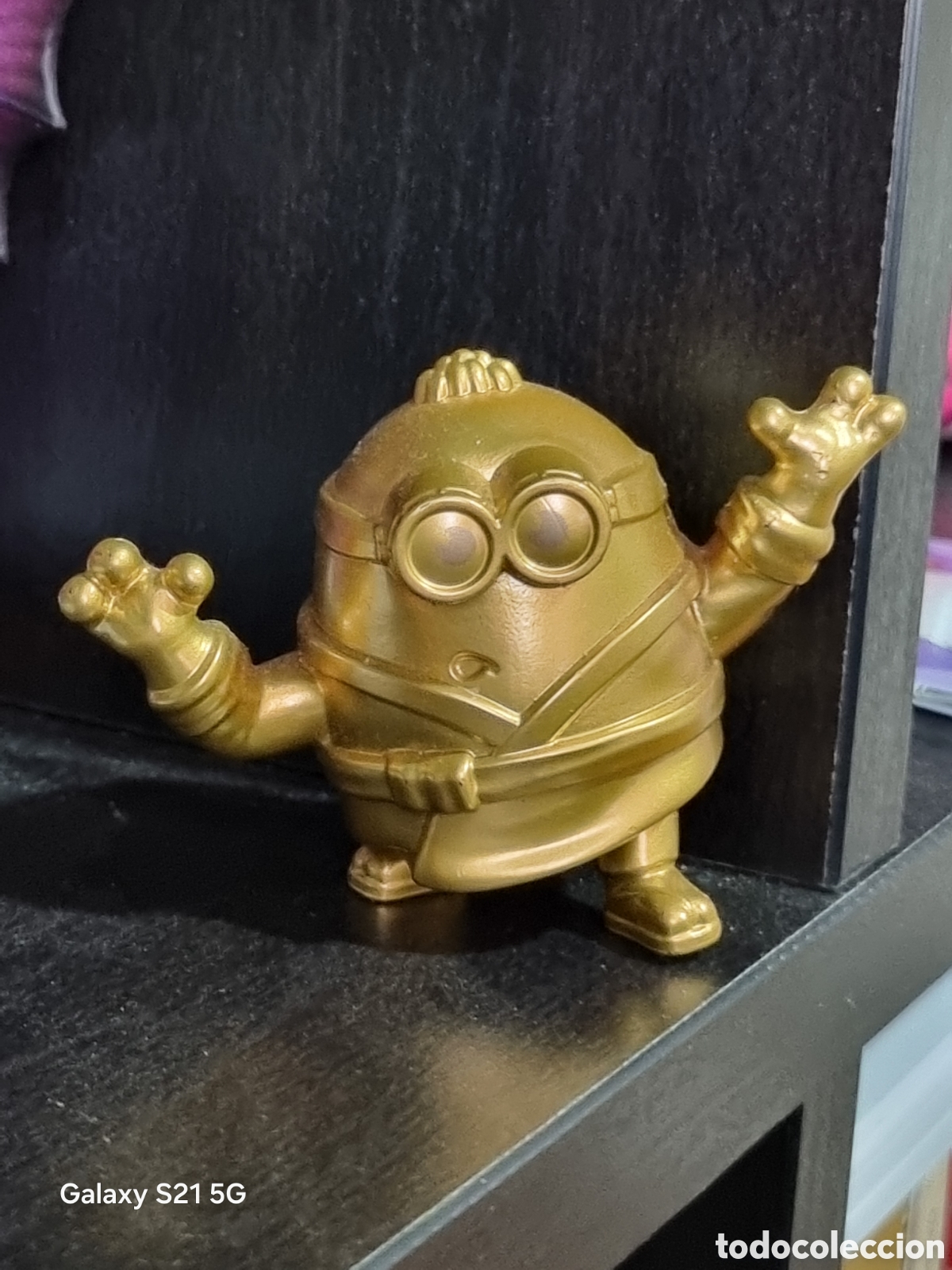 Figuras de Goma y PVC: FIGURA MINIONS MCDONALD'S DORADO