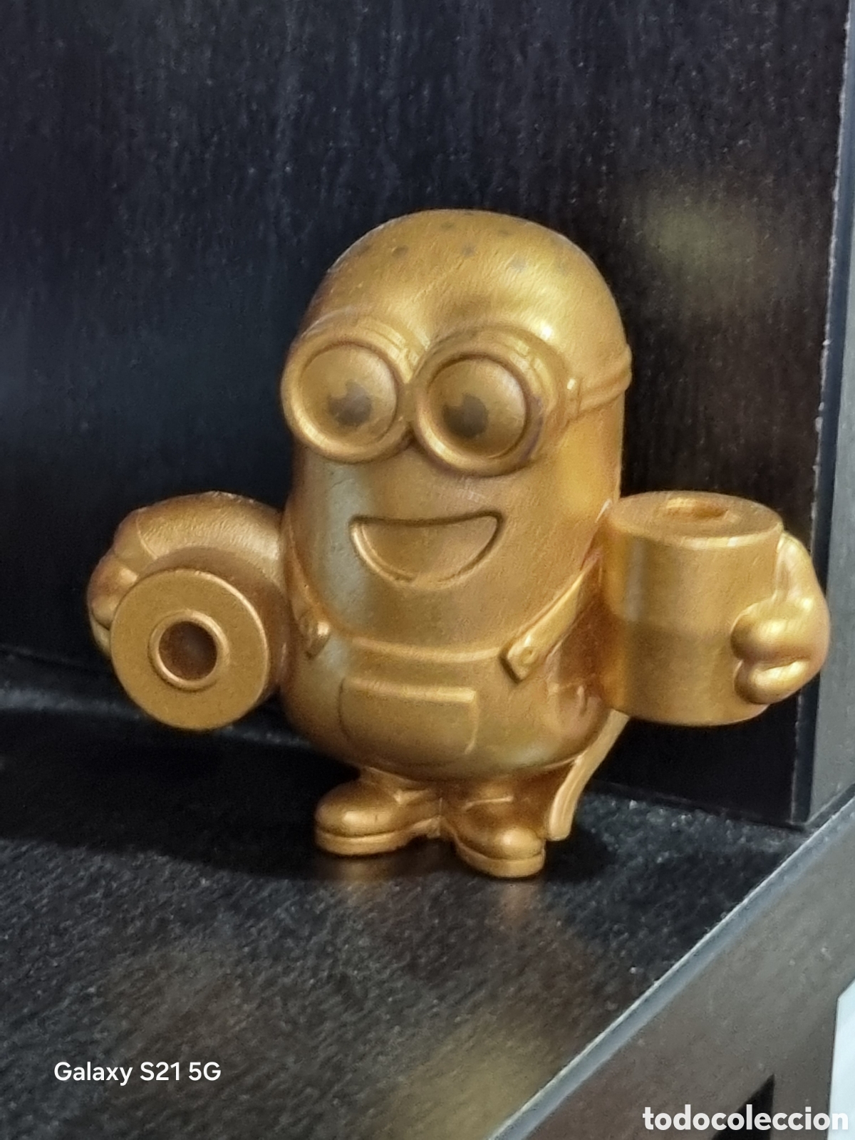 Figuras de Goma y PVC: FIGURA MINIONS MCDONALD'S DORADO